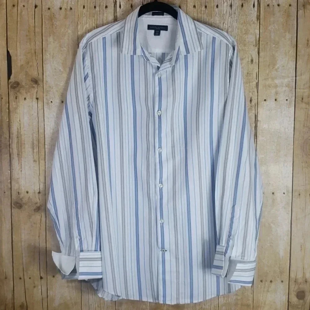 Banana Republic | Fitted Shirt | Size L | 16-16.5